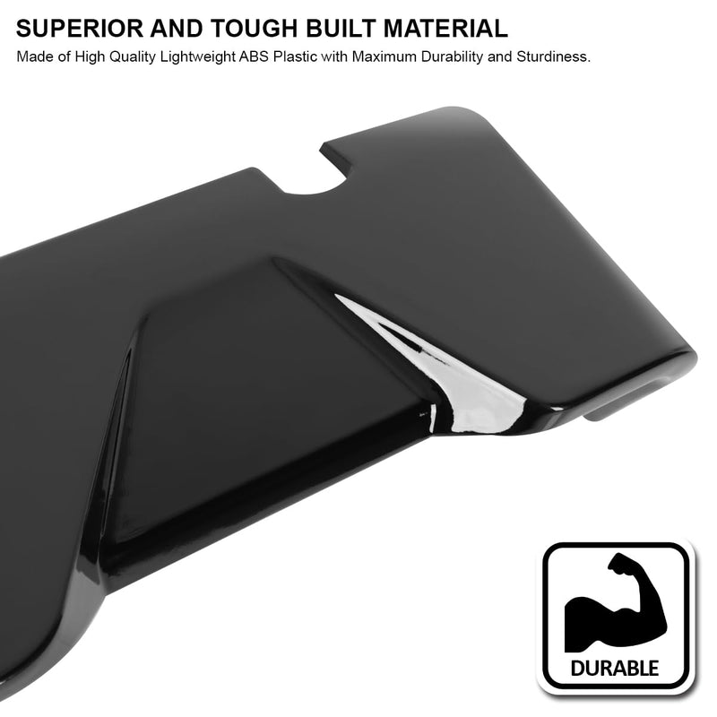 Glossy Black ABS Cab Roof Spoiler Spec-D Tuning for 2015-2020 Ford F150 Models