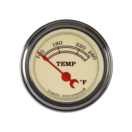 Vintage Classic Instruments VT26SLF 2-1/8" Water Temperature Gauge