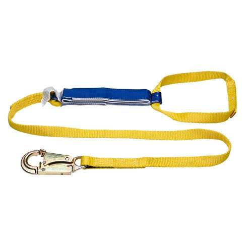 6 Ft. Werner Decoil Single Leg Lanyard (Dcell Shock Pack 1 In Web Loop Snaphook)