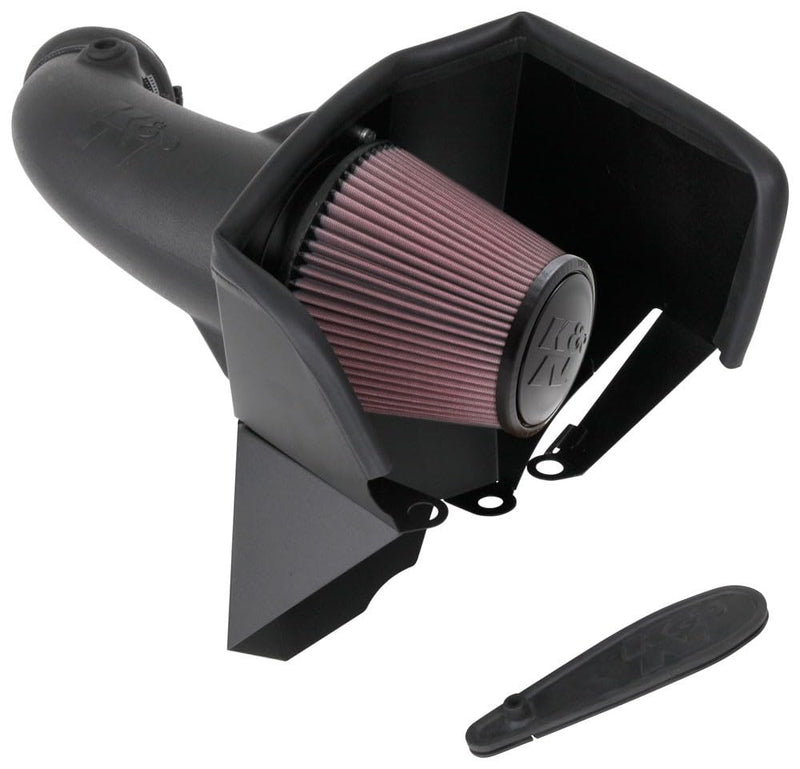 Cold Air Intake Kit K&N: Increase Acceleration & Towing Power, Guaranteed to Increase Horsepower up to 51HP: Compatible with 6.2L, V8, 2018-2019 JEEP Grand Cherokee, Grand Cherokee IV, 63-1579