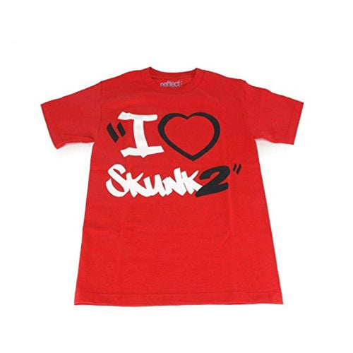 I Heart Skunk2 'T-Shirt (Red, XXX-Large)
