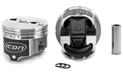 Icon Piston, Icon Pistons Premium Forged, 4.360 in Bore, 1/16 x 1/16 x 3/16 in Ring Groove, Minus 4.50 cc
