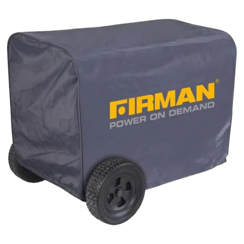FIRMAN Large Portable Generator Cover 1009, Heavy Duty Waterproof Vinyl, Double Insulated Protection for Generators 5000 Watts and above, with Drawstring Closure and Secure Pull Cord