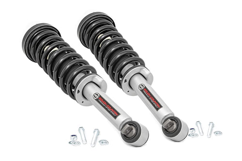 Rough Country N3 Loaded Leveling Struts for Ford F-150 4WD (2014-2025) 2" Lift - Pre-Loaded Coil Strut, Bolt-on Install, Set of 2