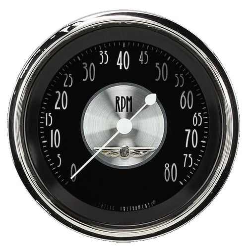 AT80SLC Classic Instruments All American Tradition 3 3/8" Tach 8000 RPM