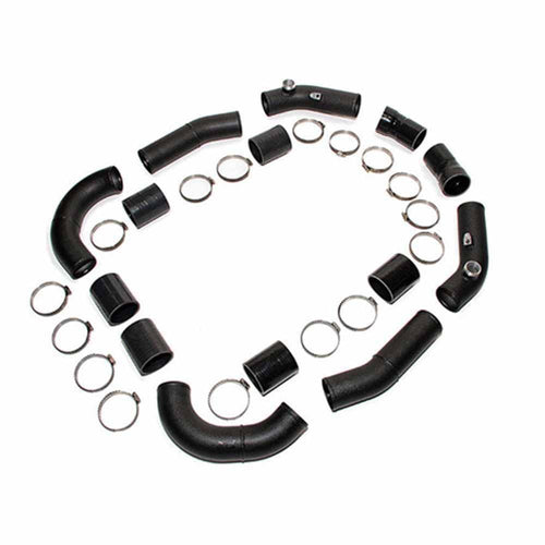 Upper ALPHA Intercooler Pipe For Speed Density Only - For Use With ALPHA Intercooler and With A TiAL Bov Flange/For Carbon Manifold