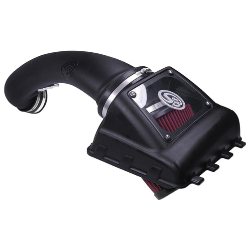 Cold Air Intake S&B Filters 75-5076 For 2011-2014 Ford F-150 5.0L (Oiled Cleanable, 8-ply Cotton Filter)