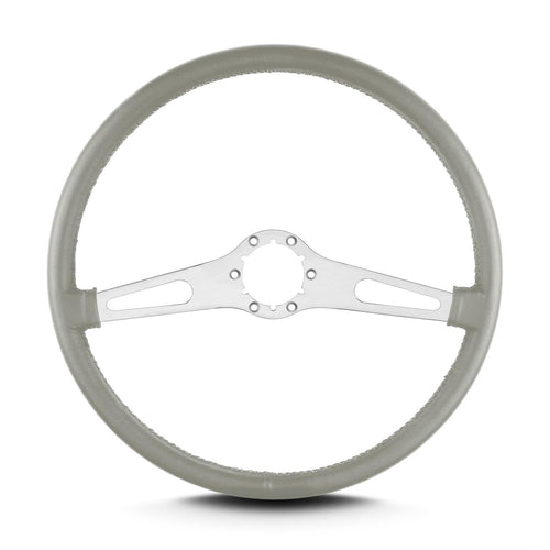 Teardrop Lecarra 67207 15" Brushed Thin Grip Light Grey 2 Spoke