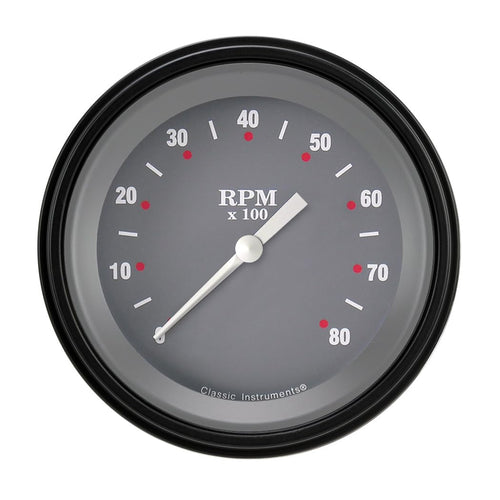 SG Series Classic Instruments 3In Tachometer SG80BLF 8000 RPM