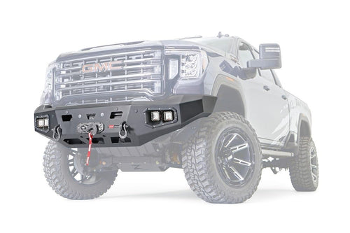 Ascent WARN 107177 Front Bumper without Grille Guard Tube, Fits: GMC Sierra HD 2500/3500 (2020-Current)