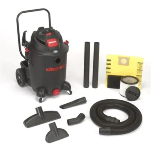 14 Gallon Shop-Vac 8251405 Wet/Dry Utility Vacuum, 6.5 Peak HP, 2.5 Inch Diameter x 8 Foot Hose, 12 Food Cord, SVX2 Motor Technology, Durable Design For Heavy-Duty Cleaning Tasks