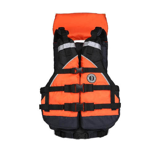 Explorer V Mustang Foam Vest - Adult Universal - Orange/Black