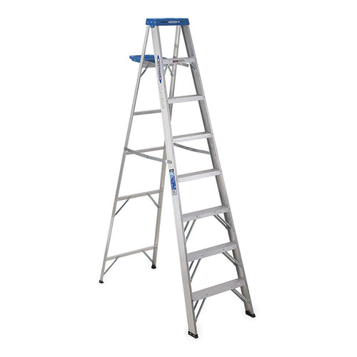 8' ALUM T-1 STEPLADDER