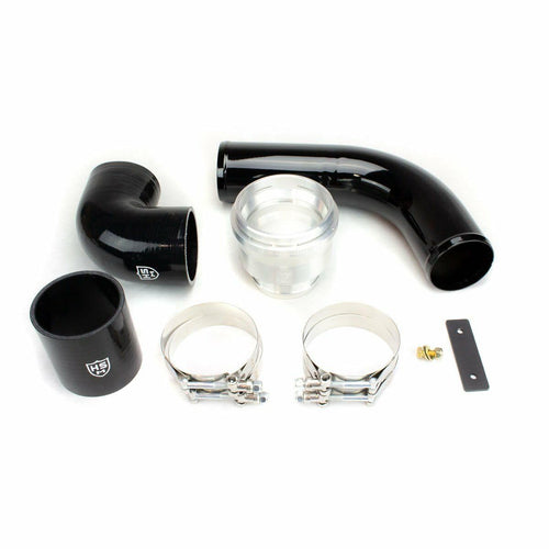 Black Intercooler Pipe Upgrade H&S Motorsports Compatible for Ford Powerstroke 6.7L (OEM Replacement)