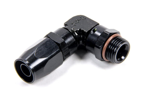 90-Deg Fragola Male ORB 10an to #10 Hose - Black