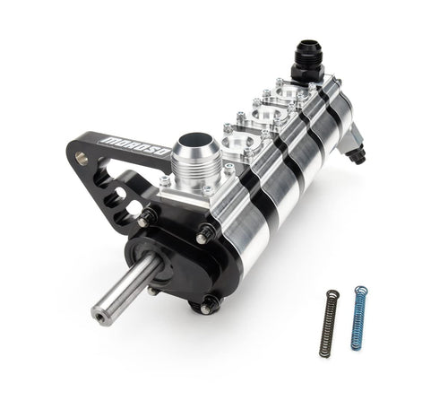 Moroso T3 22345 Dry Sump Oil Pump, 5 Stage, Left Side Door Car Mount, 1.2" Pressure Section