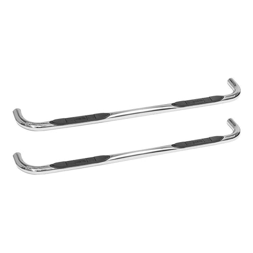 E-Series Westin 23-4130 3 Round Nerf Bars fits 2019-2025 Silverado Sierra 1500 Crew Cab (Exc 2019 Silverado LD/Sierra 1500 Limited) Stainless Steel Pair