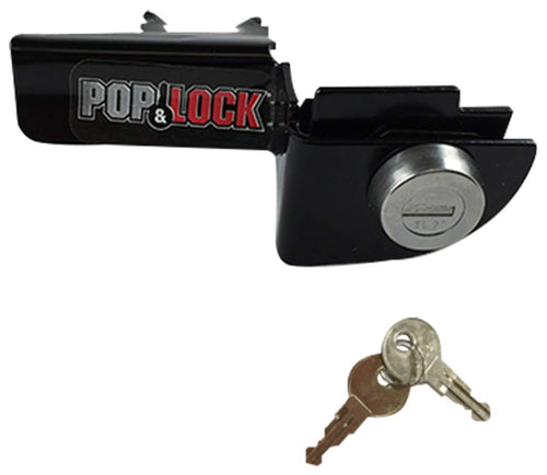 Manual Tailgate Lock – Pop & Lock for Dodge Ram 1500, 2500, and 3500, Fits 1994 to 2001 (Black, PL3300, Works with No Factory Lock)