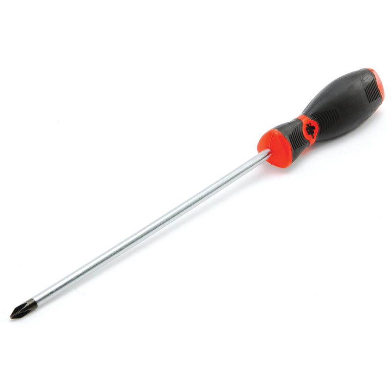 W30965 Performance Tool Phillips #2x8-Inch Screwdriver with Clear Handle