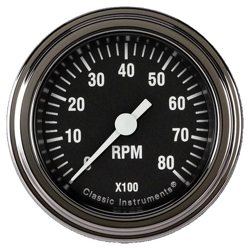 Hot Rod Series Classic Instruments 2-1/8" Tachometer HR183SLF
