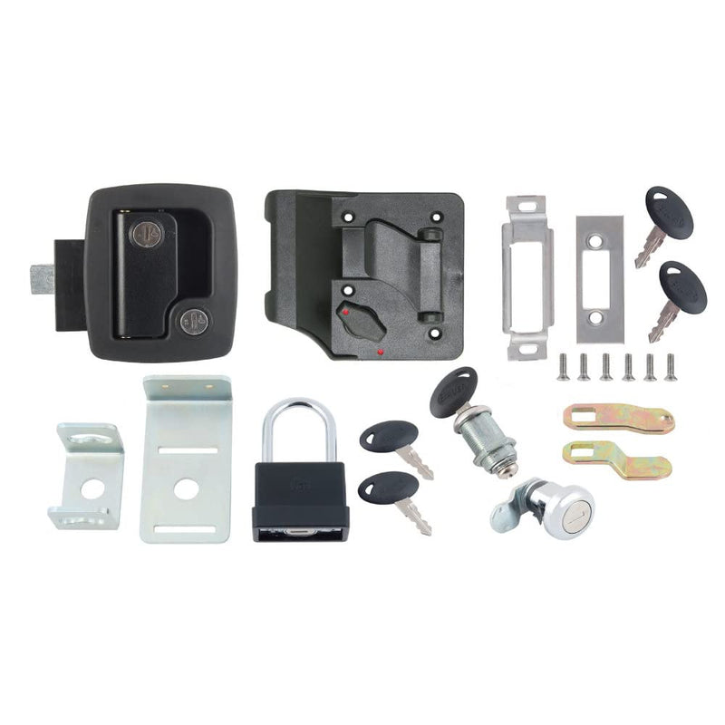 AP Products RV Door Lock Keyed Alike Kit - Premium Black 013-6202