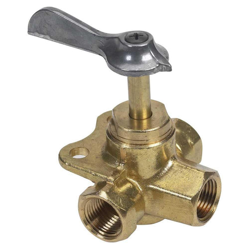 Three-Way Valve Moeller Marine Fuel Tank (3/8", Brass)