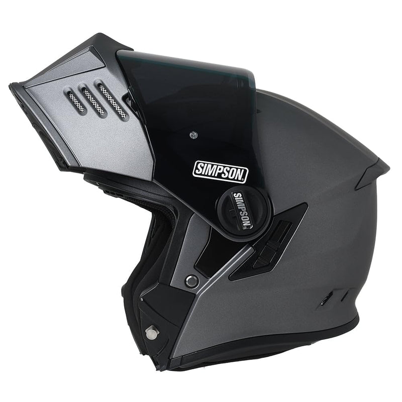 Simpson Motorcycle Mod Bandit Helmet M59XL4 - Flat Alloy