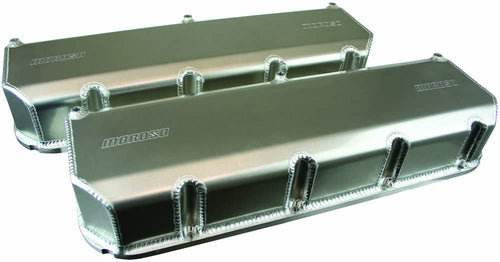 Moroso Fabricated 68340 Aluminun Valve Covers, Fits Small Block Chevy w/CFE 4.4 BS Head