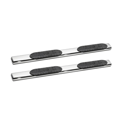 Pro Traxx 6 Oval Nerf Step Bars Westin Fits 2019-2025 Silverado Sierra 1500 2500 3500 Crew Cab (Exc 2019 LD Limited) Polished Pair