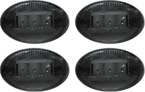 264132BK Recon LED Fender Lights 1999-2008 Ford Super Duty (4-Piece Set) - Smoked Lens with Black Trim