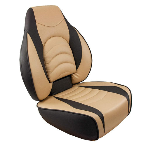 Fish Pro 1 Springfield Marine Co 1041684-1 Charcoal/Tan Seat