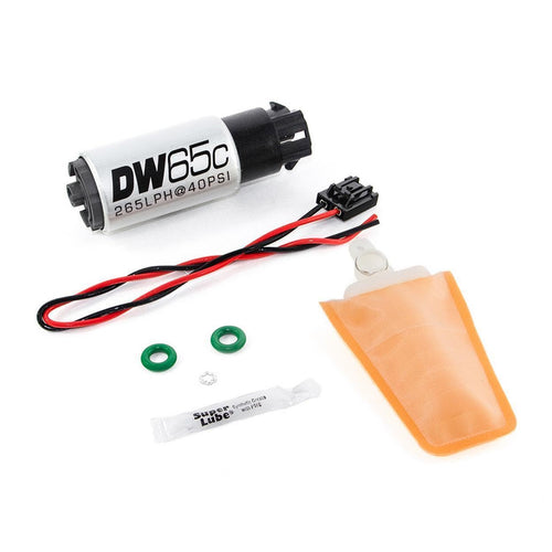 Compact DeatschWerks 9-652-1006 Fuel Pump (265lph with Clip 1006 Install Kit), 1 Pack