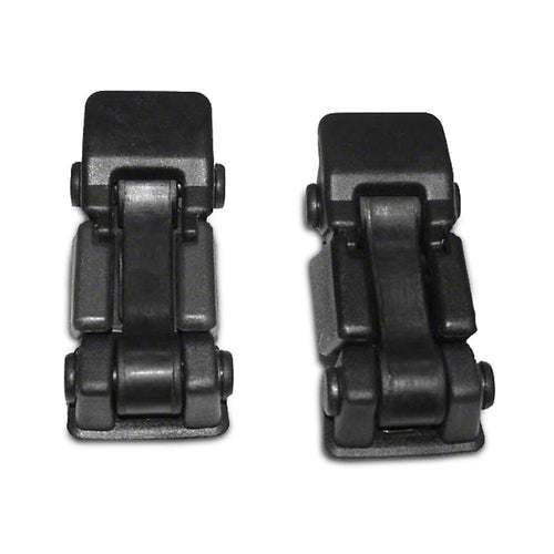 11210.09 | Omix-Ada | Hood Catch and Bracket Pair | OE Reference: 55176636K2 | Fits 1997-2006 Jeep Wrangler TJ