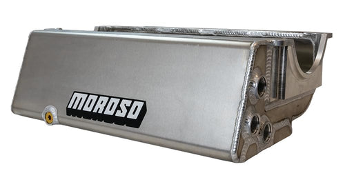 21009 Moroso Aluminum Sprint Car DS Pan, Fits Pre-85 Small Block Chevy, 3 Pick Ups