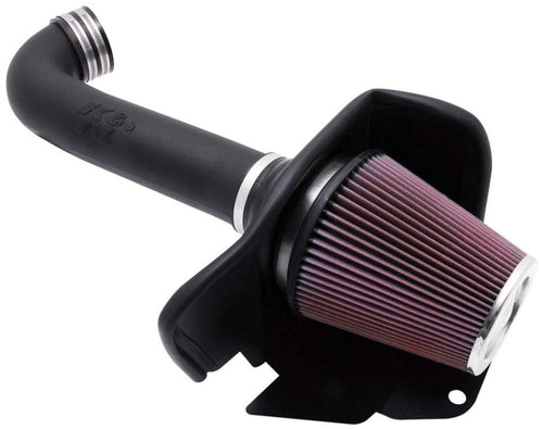 Cold Air Intake System K&N: High-Flow Air Filter, Increase Performance & Towing: Compatible with 2011-2023 Dodge/Jeep Durango, Grand Cherokee, 57-1563