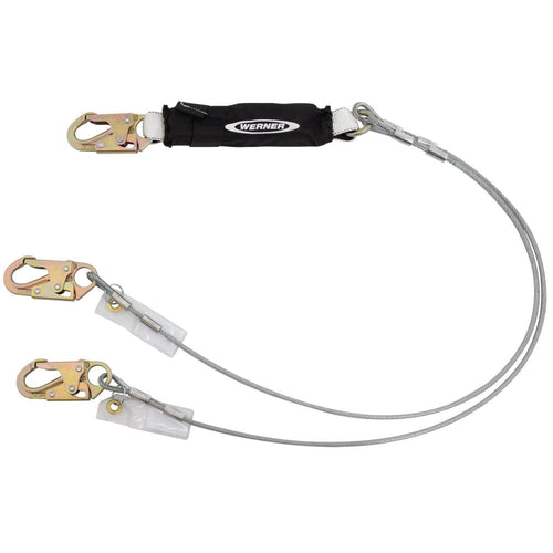 Twin Leg Werner Cable Leading Edge Lanyard