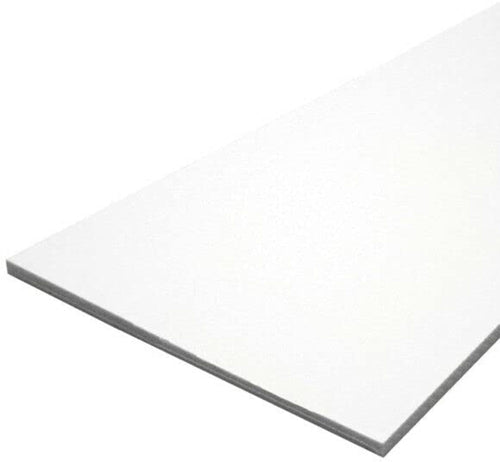 Marine TACO P10-7596WHA54 Polymer Lumber Sheet 54" W X 96" L x 3/4" Thk, White