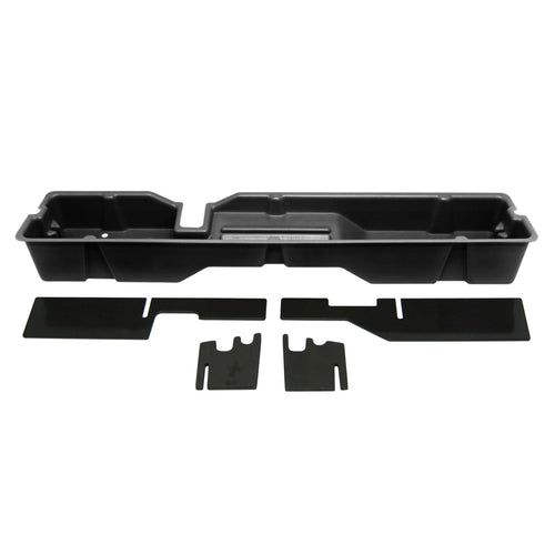 Under Seat Storage DuHa 20004 fits 2004-2008 F150 SuperCab and SuperCrew without a Factory Subwoofer | Black Heavy-Duty Back Seat Organizer | Includes Dividers