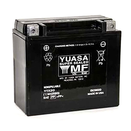 YTX20 Yuasa YUAM42RBS Factory Activated AGM Battery