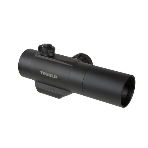 Dual-Color TRUGLO 1x30mm 3-MOA Hunting Lightweight Waterproof Fogproof Shock Resistant Adjustable Aluminum Red / Green Center Optic Dot Sight, Flip-Up Lens Caps and Detachable Sunshade Included