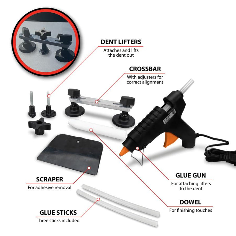W1008 Performance Tool Crossbar Dent Puller Kit