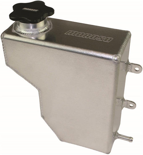 Coolant Tank Moroso 43000, Fits Polaris RZR 2016-Up, Raw Finish