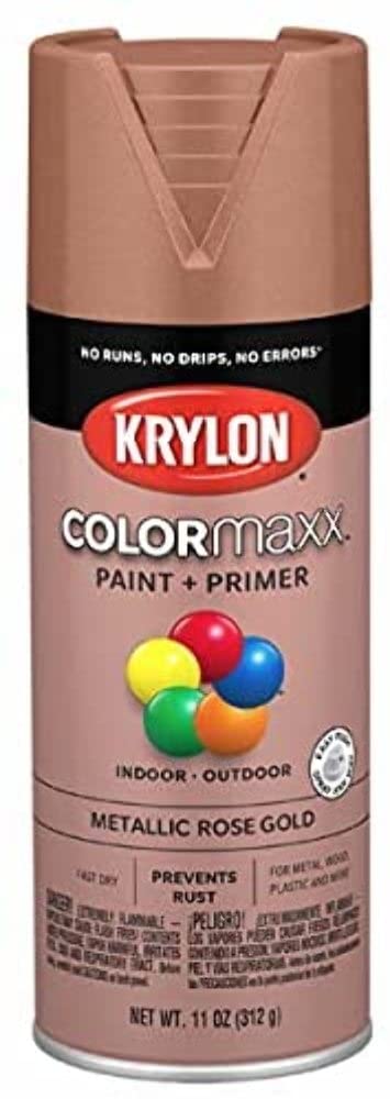 COLORmaxx K05593007 Spray Paint, Rose Gold, Metallic, 12-oz. - Quantity 66