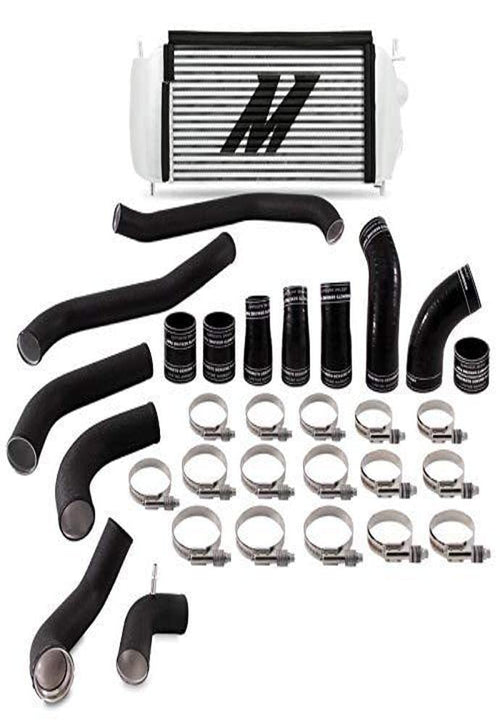Mishimoto Intercooler Kit MMINT-F35T-17KBSL Fits Ford F-150 Raptor 2017+ Silver Cooler, Black Pipe