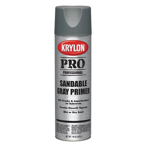 Krylon Professional K05873 All Surface Primer, Gray, 16 Ounce