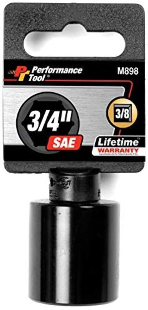 3/8-Inch Performance Tool M898 3/4-Inch Impact Socket