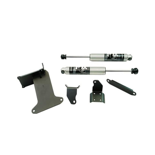 SUPERLIFT SUSPENSION RealTruck Dual Steering Stabilizer Kit for Jeep Wrangler & Gladiator | Fox 2.0 Series Cylinders | 92723 | Fits 2018-2023 Jeep Wrangler JL; 2020-2023 Jeep Gladiator JT