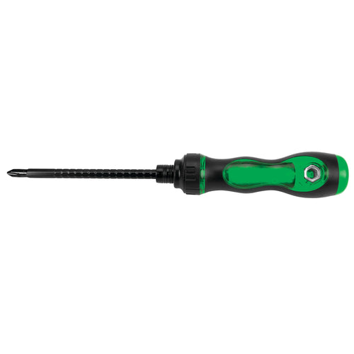 W80037 Performance Tool 2-in-1 Ratcheting Screwdriver - Compact and Versatile Tool for Efficient Screwdriving Jobs