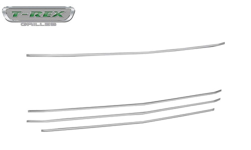 Silverado 1500 2019-2022 Trail Boss, RST, LT Round Billet Grille, Horizontal Round, Brushed, 4 Pc, Overlay, Does Not Fit Vehicles with Camera - PN #6211233