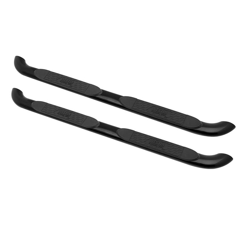 Platinum 4 Westin 21-2775 Oval Nerf Bars fits 2005-2023 Tacoma Double Cab Black Pair